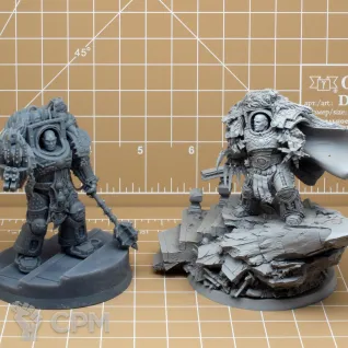 Описание картинки Horus the Warmaster Primarch от Brother Ork по цене 1 000руб | Свободный Рынок Миниатюр - СРМ