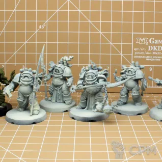 Описание картинки Death Guard: Deathshroud Bodyguard от Brother Ork по цене 1 500руб | Свободный Рынок Миниатюр - СРМ