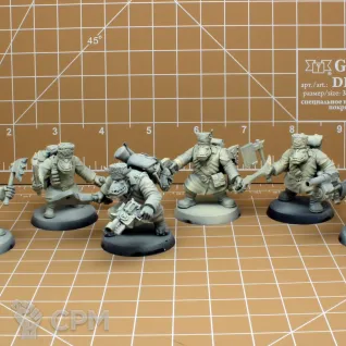 Описание картинки Ork Boyz от Brother Ork по цене 1 200руб | Свободный Рынок Миниатюр - СРМ