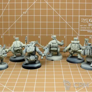 Описание картинки Ork Boyz от Brother Ork по цене 1 200руб | Свободный Рынок Миниатюр - СРМ