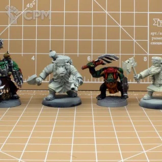 Описание картинки Ork Boyz от Brother Ork по цене 1 200руб | Свободный Рынок Миниатюр - СРМ