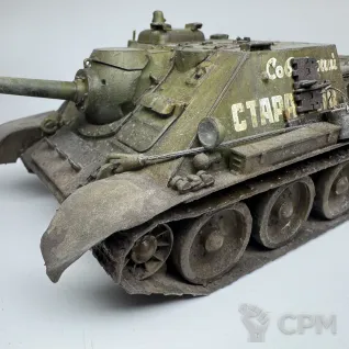 Описание картинки СУ-85 от компании «Звезда», 1/35 от Baron Fon по цене 6 000руб | Свободный Рынок Миниатюр - СРМ