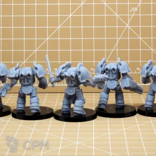 Описание картинки Space Marine Terminators / Терминаторы Космодесант от Brother Ork по цене 1 500руб | Свободный Рынок Миниатюр - СРМ