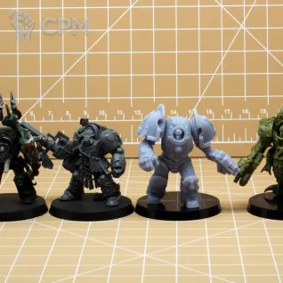 Описание картинки Space Marine Terminators / Терминаторы Космодесант от Brother Ork по цене 1 500руб | Свободный Рынок Миниатюр - СРМ
