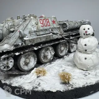 Описание картинки САУ СУ-122, 1/35 от Baron Fon по цене 12 500руб | Свободный Рынок Миниатюр - СРМ