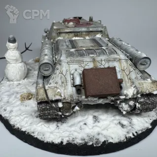 Описание картинки САУ СУ-122, 1/35 от Baron Fon по цене 12 500руб | Свободный Рынок Миниатюр - СРМ