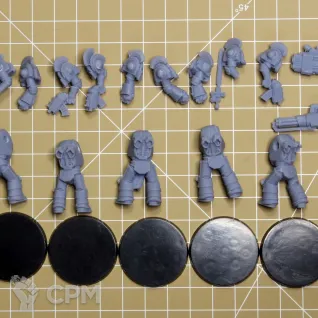 Описание картинки Space Marine Terminators / Терминаторы Космодесант от Brother Ork по цене 1 500руб | Свободный Рынок Миниатюр - СРМ