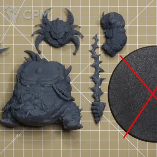 Описание картинки Great Unclean One / Великий нечистый от Brother Ork по цене 1 450руб | Свободный Рынок Миниатюр - СРМ