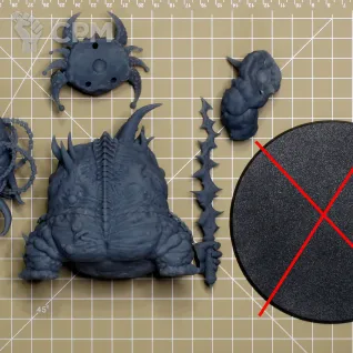Описание картинки Great Unclean One / Великий нечистый от Brother Ork по цене 1 450руб | Свободный Рынок Миниатюр - СРМ