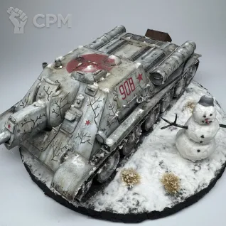 Описание картинки САУ СУ-122, 1/35 от Baron Fon по цене 12 500руб | Свободный Рынок Миниатюр - СРМ