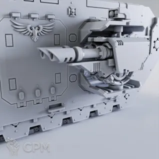 Описание картинки Land Raider (Альтернативный скульпт) от HoujouSatoko по цене 3 500руб | Свободный Рынок Миниатюр - СРМ