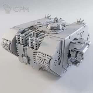 Описание картинки Land Raider (Альтернативный скульпт) от HoujouSatoko по цене 3 500руб | Свободный Рынок Миниатюр - СРМ