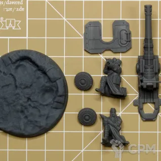 Описание картинки Valhallan Heavy Weapon Team от Brother Ork по цене 600руб | Свободный Рынок Миниатюр - СРМ