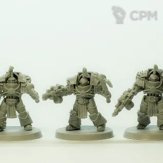 Описание картинки Sons of Horus Justaerin Terminators + Weapon Set от Plants vs Zombies по цене 1 750руб | Свободный Рынок Миниатюр - СРМ