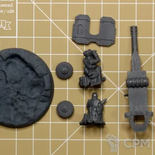 Описание картинки Valhallan Heavy Weapon Team от Brother Ork по цене 600руб | Свободный Рынок Миниатюр - СРМ