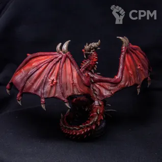 Описание картинки Elder Red Dragon от Monger по цене 12 950руб | Свободный Рынок Миниатюр - СРМ