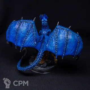 Описание картинки Elder Blue Dragon от Monger по цене 12 950руб | Свободный Рынок Миниатюр - СРМ
