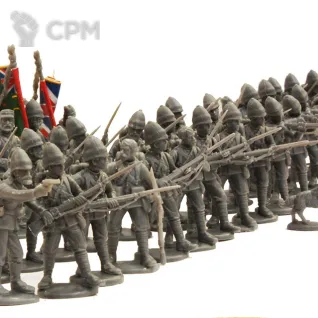 Описание картинки VLW1  British Infantry (Afghanistan &amp; Sudan) 1877 - 1885 от Base 28 по цене 3 125руб | Свободный Рынок Миниатюр - СРМ