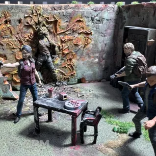 Описание картинки Диорама по игре «The Last of Us” от ОльгаК. по цене 10 000руб | Свободный Рынок Миниатюр - СРМ