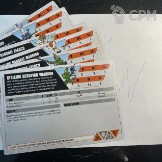 Описание картинки Striking Scorpions (tokens, datacards, tac ops) от Casey Moon по цене 300руб | Свободный Рынок Миниатюр - СРМ