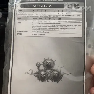 Описание картинки Nurglings от User25534 по цене 3 200руб | Свободный Рынок Миниатюр - СРМ