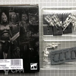 Описание картинки Bretonnian Men-At-Arms with Spears от Old Metal Collector по цене 5 600руб | Свободный Рынок Миниатюр - СРМ