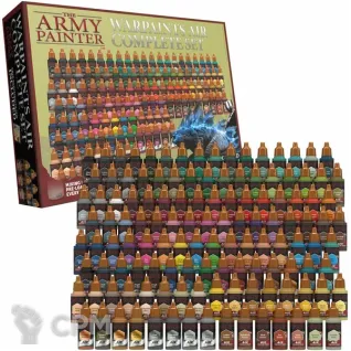 Описание картинки Набор акриловых красок для аэрографа Army Painter - Warpaints Air Complete Set от User55379 по цене 35 000руб | Свободный Рынок Миниатюр - СРМ
