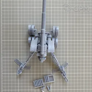 Описание картинки Heavy Artillery Carriage with Earth Shaker Cannon earthshaker от Milestone по цене 1 500руб | Свободный Рынок Миниатюр - СРМ