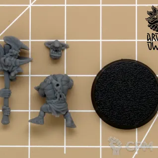 Описание картинки Gnoblars от Brother Ork по цене 230руб | Свободный Рынок Миниатюр - СРМ