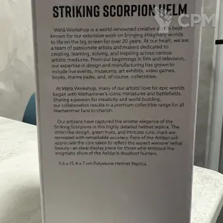 Описание картинки Weta Workshop Striking Scorpion Helm от ABersenev по цене 10 000руб | Свободный Рынок Миниатюр - СРМ