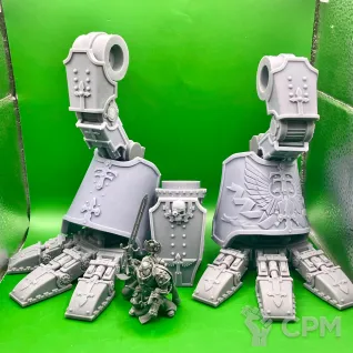 Описание картинки Warhound Titan от 3D Wargaming по цене 12 400руб | Свободный Рынок Миниатюр - СРМ