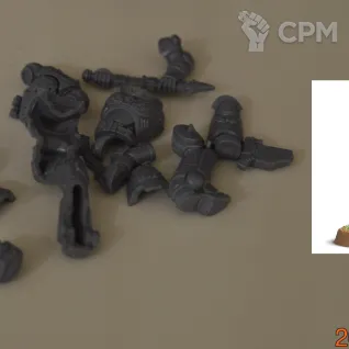 Описание картинки Ultramarines primaris lieutenant Celsius от  по цене 600руб | Свободный Рынок Миниатюр - СРМ