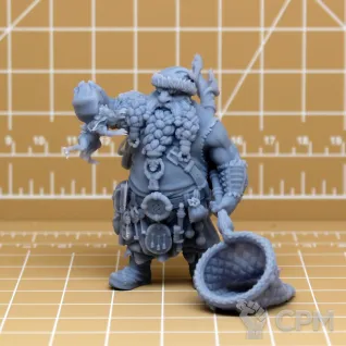Описание картинки Дворф бесолов "Dwarf Imp Catcher" от Brother Ork по цене 1 000руб | Свободный Рынок Миниатюр - СРМ