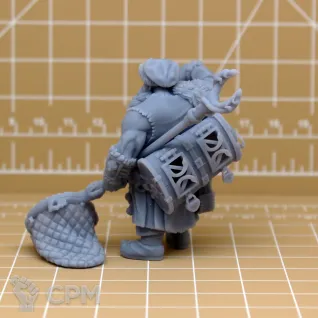 Описание картинки Дворф бесолов "Dwarf Imp Catcher" от Brother Ork по цене 1 000руб | Свободный Рынок Миниатюр - СРМ