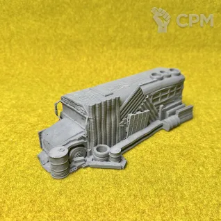 Описание картинки Террейн "Баррикада Старый школьный автобус" от Миниатюры и фигурки по цене 700руб | Свободный Рынок Миниатюр - СРМ