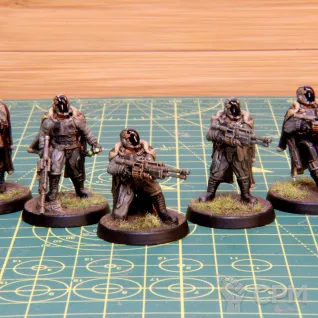 Описание картинки Lucian Blackguard - Snipers от Manufactorum76 по цене 800руб | Свободный Рынок Миниатюр - СРМ