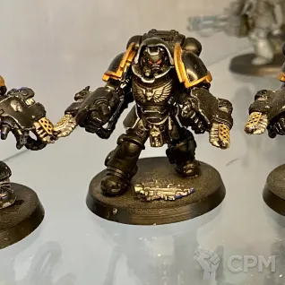 Описание картинки 3x Aggressor Squad (Flamers) от notr3d по цене 2 500руб | Свободный Рынок Миниатюр - СРМ