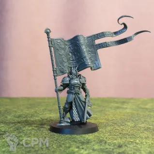 Описание картинки Knight-Vexillor with Banner of Apotheosis от _Revan по цене 1 200руб | Свободный Рынок Миниатюр - СРМ