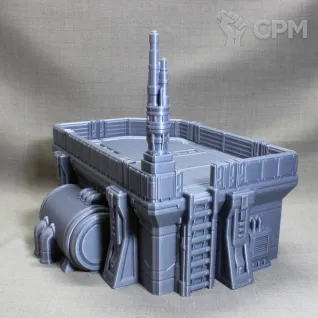 Описание картинки Террейн  Исследовательская станция от Brother Ork по цене 2 400руб | Свободный Рынок Миниатюр - СРМ
