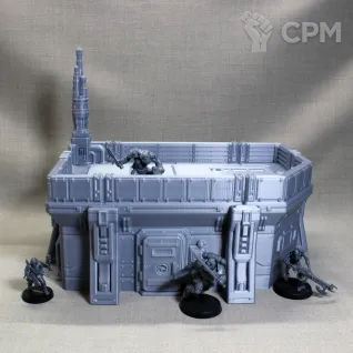 Описание картинки Террейн  Исследовательская станция от Brother Ork по цене 2 400руб | Свободный Рынок Миниатюр - СРМ