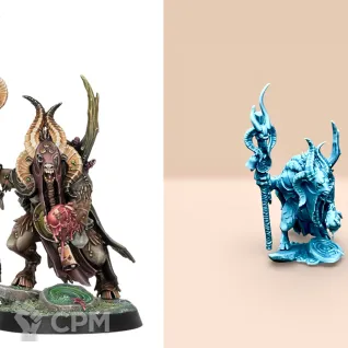 Описание картинки Shaman Foulhoof от 3D Wargaming по цене 300руб | Свободный Рынок Миниатюр - СРМ