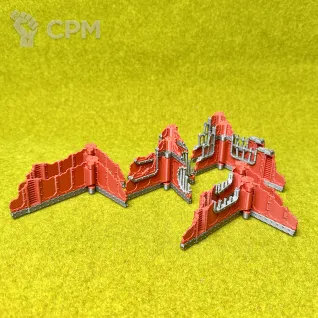 Описание картинки Складной террейн "Промышленные малые руины" (Industrial Ruins) от Миниатюры и фигурки по цене 600руб | Свободный Рынок Миниатюр - СРМ