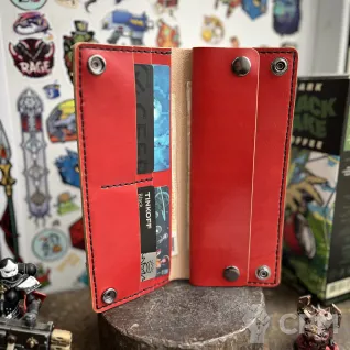 Описание картинки Работа на заказ! Кожаный кошелёк Adeptus Mechanicus Адептус Механикус от Мастерская - 2D20 по цене 16 000руб | Свободный Рынок Миниатюр - СРМ