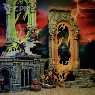 Описание картинки Baleful realmsgate от KhornyBabe  по цене 15 000руб | Свободный Рынок Миниатюр - СРМ