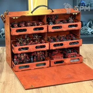 Описание картинки Кейс для красок и миниатюр WarpBox от WarpBox по цене 10 000руб | Свободный Рынок Миниатюр - СРМ