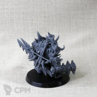 Описание картинки Ogor Icebrow Hunter от Brother Ork по цене 900руб | Свободный Рынок Миниатюр - СРМ