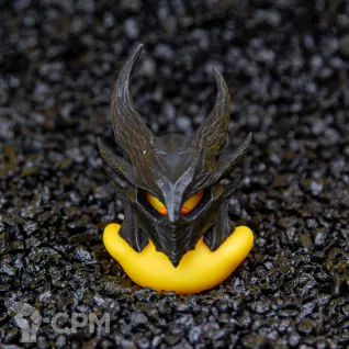 Описание картинки Утка Skyrim Daederic Helmet 2-й уровень от Duck Machine по цене 1 200руб | Свободный Рынок Миниатюр - СРМ