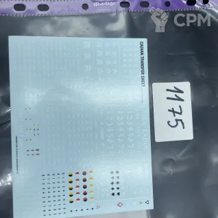 Описание картинки Cadian transfeer sheet #1175-17 от WakoLab (Origs) по цене 88 888руб | Свободный Рынок Миниатюр - СРМ