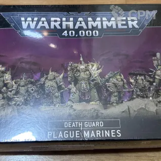 Описание картинки Death Guard Plague Marine от Miroving по цене 4 900руб | Свободный Рынок Миниатюр - СРМ