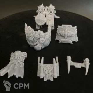 Описание картинки SPACE WOLVES Redemptor Dreadnought Upgrade pack от Milestone по цене 500руб | Свободный Рынок Миниатюр - СРМ